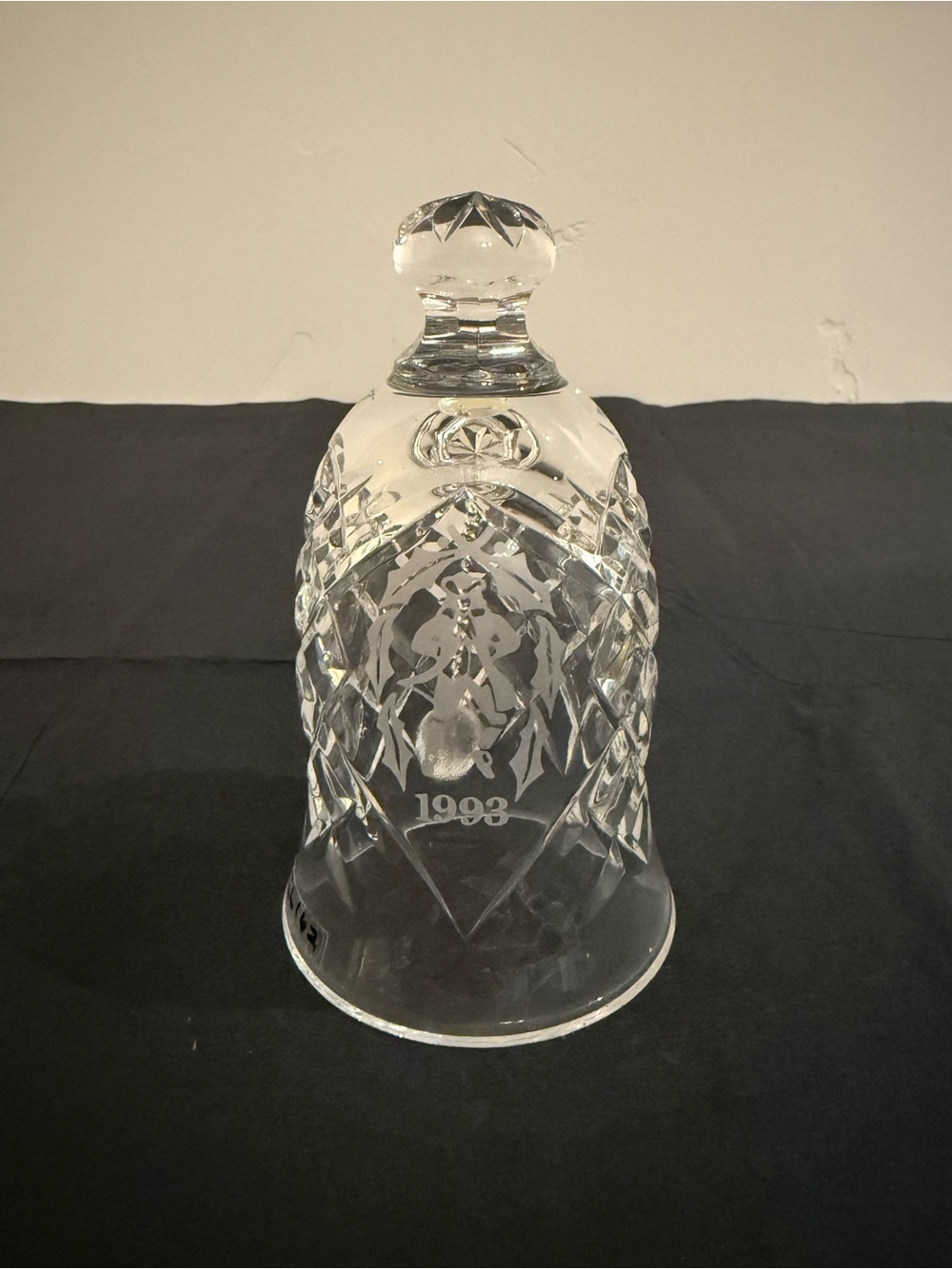 Vintage Waterford Crystal Christmas Bell